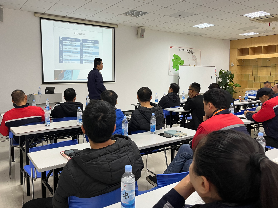 分享知识，，交流履历——征途国际受邀到统一企业举行中央空调清洁手艺分享(图2)